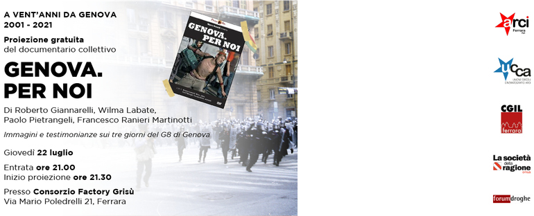PROIEZIONE DEL FILM "GENOVA. PER NOI"